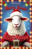 Placeholder: "Design a whimsical 1990s-style movie poster featuring a festive sheep with Santa's jolly characteristics. Capture the playful spirit of 'National Lampoon's Christmas Vacation.' Display 'Merry Xmas Autofarm' prominently in festive, bold letters, framed by twinkling lights and classic Christmas motifs. Use bright, nostalgic colors and playful design elements to evoke retro holiday magic and comedic fun