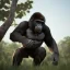 Placeholder: Gorilla unreal 5, octane render,cinema4d, dynamic lighting, dramatic lighting, 4k, redshift render, highly detailed, hyper realistic, in space