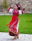 Placeholder: azeri female full bdy with traditional dance clothing