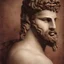 Placeholder: ancient greek god portrait