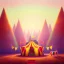 Placeholder: circus, ringleader, Arthur Kulkov, front, handsome, male, Russian, fantasy, anime, at dawn by atey ghailan, mystical colors, Golden hour, Lisa Frank fantasy