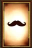 Placeholder: The biggest moustache in the world in sepia with vignette and a gold frame