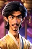 Placeholder: disney japanese prince aladdin with asian eyes, small eyes, japanese asian