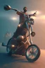 Placeholder: jesus riding chopper bike, volumetric fog, 4k, trending art, depth of field, radiosity