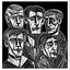 Placeholder: picasso group of 5 men only lines black and white