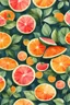 Placeholder: fabric boho Watercolor Of watermelon and oranges, repeating patterns, Flowers, Repeating Patterns, boho