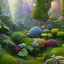 Placeholder: pixar style, volumetric summer garden environment and background, hyper realistic painting of plant Nike sneaker, looking excited, volumetric lighting, dramatic lighting, detailed digital painting, anime, ornate, colour-saturated colors, chaotic, small minutiae, tiny features, particulars, centered, smooth, sharp focus, renderman gofur render, 8k, uhd, detailed eyes, realistic shaded volumetric lighting, sunlight caustics, backlight, centered camera view