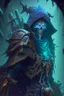 Placeholder: lich hunter from warhammer, anime style, depth of field, nvidia graphics, lightrays, trending art, movie poster