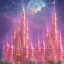 Placeholder: luminous pink castle