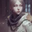 Placeholder: realistic female anime character, water color painting, in style of "left alive", perfect composition, beautiful detailed, intricate, insanely detailed, octane render, trending on artstation, 8 k, artistic photography, photorealistic concept art, soft ,natural, volumetric cinematic, perfect light, chiaroscuro, award-winning photograph, masterpiece, oil on canvas, raphael, caravaggio, greg rutkowski, beeple, beksinski, giger