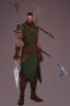 Placeholder: celtic spear warrior with cloak