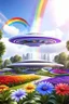 Placeholder: colors, very beautiful, ,flowers, garden,rainbows, cité futuriste ultra moderne, ufos, very beautiful over class