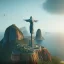 Placeholder: Christ the Redeemer, spring, flying birds, unreal engine 5, cinematic lighting, realistic, hyper detailed, 8k, octane render, cinema 4d