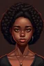 Placeholder: create a black girl