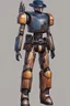 Placeholder: A Star Wars Combat Droid, Wearing Western Cowboy Clothes, Wearing a cowboy hat and a Cowboy Over-Coat.