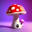 Placeholder: cute mushroom with cute face