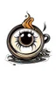 Placeholder: Logo the eye with the coffee