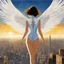 Placeholder: [art by Milo Manara] In a world where the sky is the new frontier, “AeroDynamica” emerges as the embodiment of progress and freedom. This digital artwork captures a futuristic girl, her silhouette sleek against the cityscape, with wings that are a marvel of bioengineering. They unfurl with a grace that belies their intricate design, a fusion of organic curves and cutting-edge technology. “AeroDynamica” is not just a figure; she’s a statement about the potential within us all to