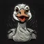 Placeholder: horror cartoon goose