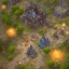 Placeholder: Torchlight 2 architecture concept in dofus，vertical view