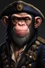 Placeholder: Chimp-folk pirate portrait