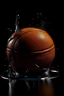 Placeholder: trancelusent basketball made out of water