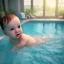 Placeholder: Cute Baby swimming in pool unreal 5, octane render,cinema4d, dynamic lighting, dramatic lighting, 4k, redshift render, highly, hyperrealism ultra detailed, hyper realistic.