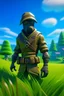 Placeholder: a 4k image of grass and fortnite chracter