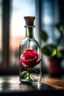 Placeholder: Róża w butelce in front of blurred background