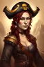 Placeholder: Portrait of a Pirate Queen, similar to Houshou Marine