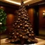 Placeholder: A christmas tree made of leather