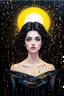 Placeholder: Black hole sun won't you come and wash away the rain; surreal stylistic symbolism with a splash of Art Deco