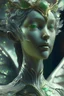 Placeholder: transparent olivine marble beauty queen Seraph, high detail, 8k, cinematic, depth of field, art