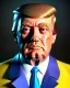 Placeholder: Realistic Waist up Portrait, Donald trump muppet, retro style, photo studio, unreal engine 5, god lights, ray tracing, RTX, lumen lighting, ultra detail, volumetric lighting, 3d.