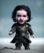 Placeholder: Jon snow toddler, full body, angry, dragon, dramatic lighting, hyper realistic