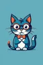Placeholder: "Design a whimsically funny cat logo using AI. Depict the cat in a playful pose, with one paw raised, a cheeky grin, and perhaps a quirky accessory like oversized glasses or a bowtie. Create a character that embodies the humorous and mischievous spirit of feline antics."