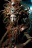 Placeholder: photo by tim walker : loan-blend human-biomorphic-animals squid indefinite head extreme wide shot head to toe portrait of weird smkrofft pufnstuff puppet voodoo cutie doll made of straw human nervous systems, renaissance faire alex grey hyper detailed michael cheval with a playful expression made out of mechanical parts and robot arms; cyborg details, unusual and obscure photograph by františek vobecký of a surreal scene of ghastly men, pop art, clive barker style, 300mm f/.8, raw cinemati