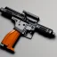 Placeholder: pistol, grey background