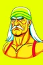 Placeholder: Hulk Hogan Professional wrestler catoon 2d