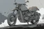 Placeholder: motorcycle, comic book,post-apocalypse, gray background,