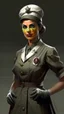 Placeholder: realistic bad ass 1950 nurse