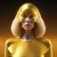 Placeholder: beautiful cosmic golden woman, long hair, nice smiling, magic glamour make up, delicate colors, beautiful glamour galactic golden dress, ultra sharp focus, 8k, unreal engine 5, extremely sharp detail, light effect, soft light atmosphere of a spaceship, smooth, full of details, face in front, complete vision of body