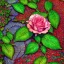 Placeholder: the most stunning, iridescent rosebush, leaves, cobblestone path, garden, vibrant, intricate, ultra-fine detail, 8k, sharp, crisp, high-quality, 3d, realistic, digital art, brian froud, howard lyon, selina french, anna dittmann, annie stokes, lisa parker, greg rutowski, alphonse mucha