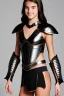 Placeholder: (strikingly beautiful 16 year old charming teen girl:1.2) wearing (skimpy leather fantasy armour with halter top and thong:1.3), (medium cleavage:1.2), tracing, ambient light, highres, (hyperrealistic:1.2), (perfect face:1.1) intricate (high detail:1.1) body, beautiful detailed eyes, plump lips, (long ginger hair:1.1), (freckles:1.2), fantasy theme, Model hash: ddc3021b