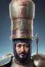 Placeholder: Ottoman Empire sultan head portrait, warrior armor , village, meditation, woods, galaxy sky, 8k quality , portrait,beautiful robotic ,ghost in the shell , post-apocalyptic in a cyberpunk city, realistic, intriacte detail, sci-fi fantasy style, volumetric lighting,24mm , particales,highly detailed,cinematic, deep purple , green eyes .