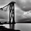 Placeholder:  Forth Railway Bridge in stormy weather
