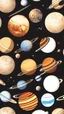 Placeholder: Coffee in outer space, behind which are planets, galaxies and spaceships, negative space, realistic