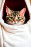 Placeholder: cute cat coming out of a t-shirt pocket