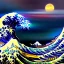 Placeholder: The great wave of kanagawa painted with clouds of colours,ystical colors ,perfectly centered image, perfect composition, rim light, beautiful lighting,masterpiece ,8k, stunning scene, raytracing, anatomically correct, in the style of Simon Bisley and Ohrai Noriyoshi and robert e howard and Steve Jung and Wizyakuza and uncannyknack