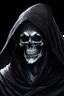 Placeholder: ultra high image quality, Grim Reaper Close-up of an set against AMOLED-worthy pure black backdrop, fantasy art style infused with filter, tailored for vertical wallpaper, exclusive design with no duplicates, radiating beauty suitable for a PC screen image, vivid colors, ultra fine, digital painting.